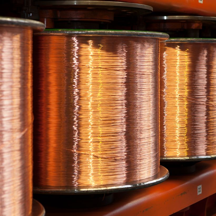 Copper wires - Nexans manufacturing unit