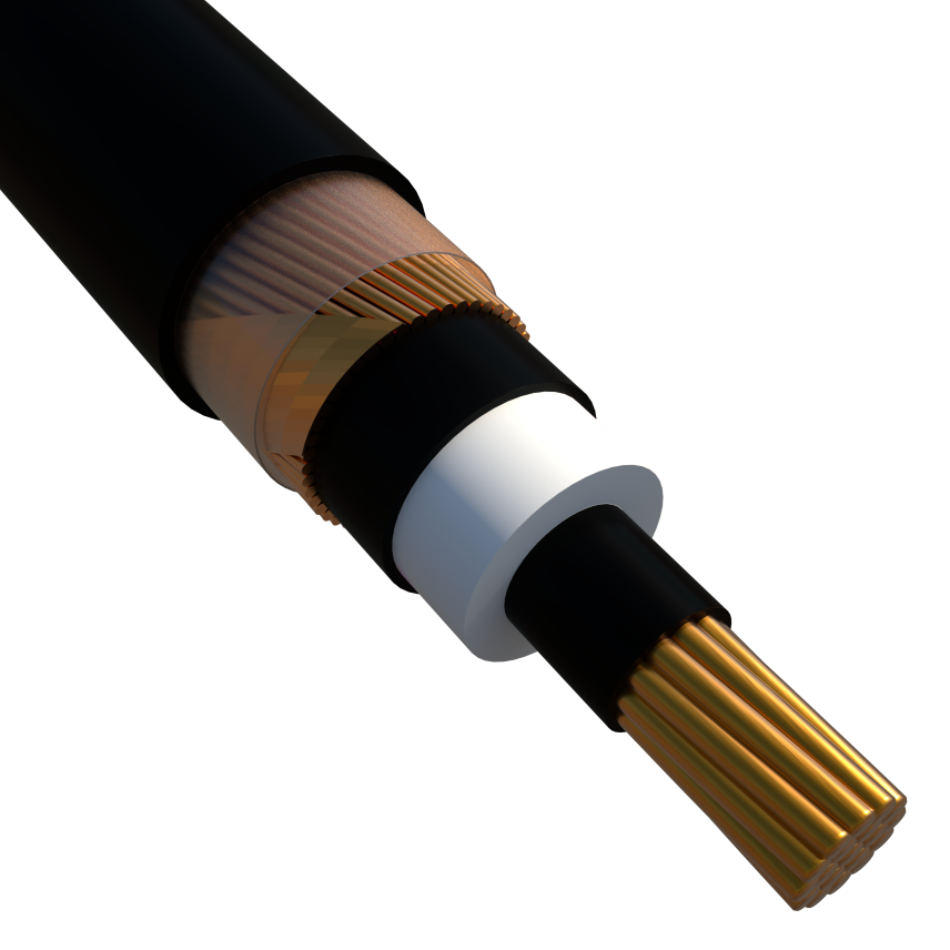 Single core AL Cond., CWS, unarmored cables