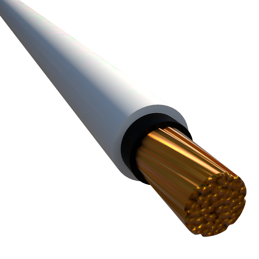 Unarmored, Flexible single core PVC insulation, PVC sheathed