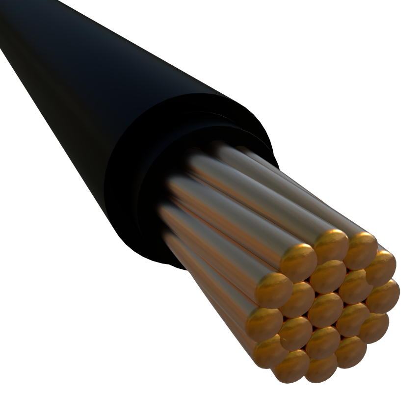 Fire retardant, Unarmored, single core XLPE insulation, PVC sheathed